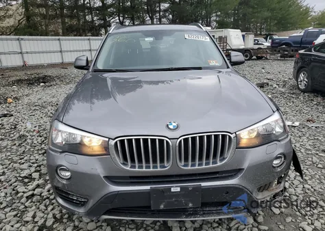 2016 BMW X3 xDrive28I z USA, uszkodzony, nr VIN 5UXWX9C57G0D66700